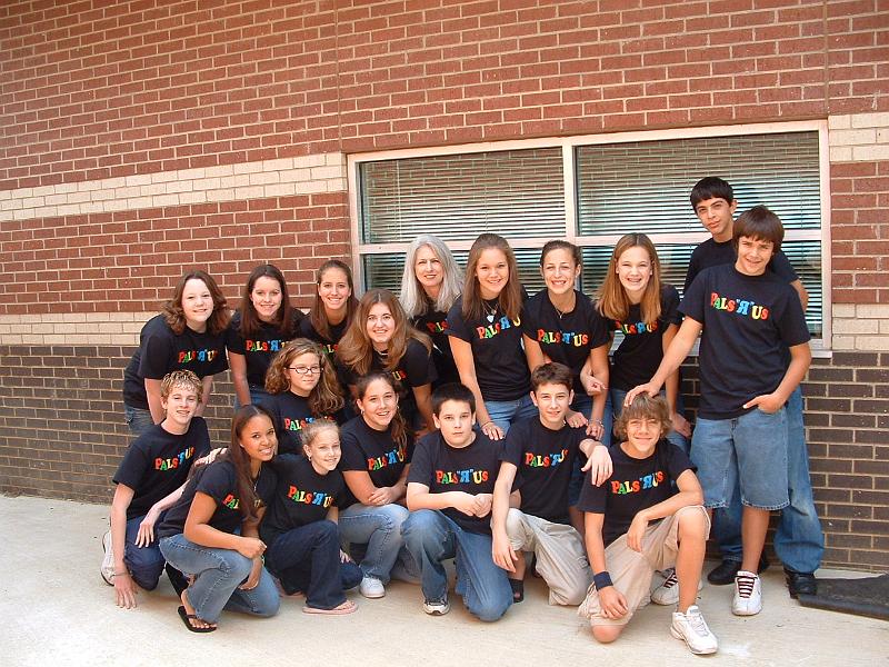 pals pic.jpg - 2002 - Heritage MS Peer Assistance & Leadership Team - Stephanie & PALS